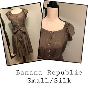 Silk Banana Republic Day to Night Dress
